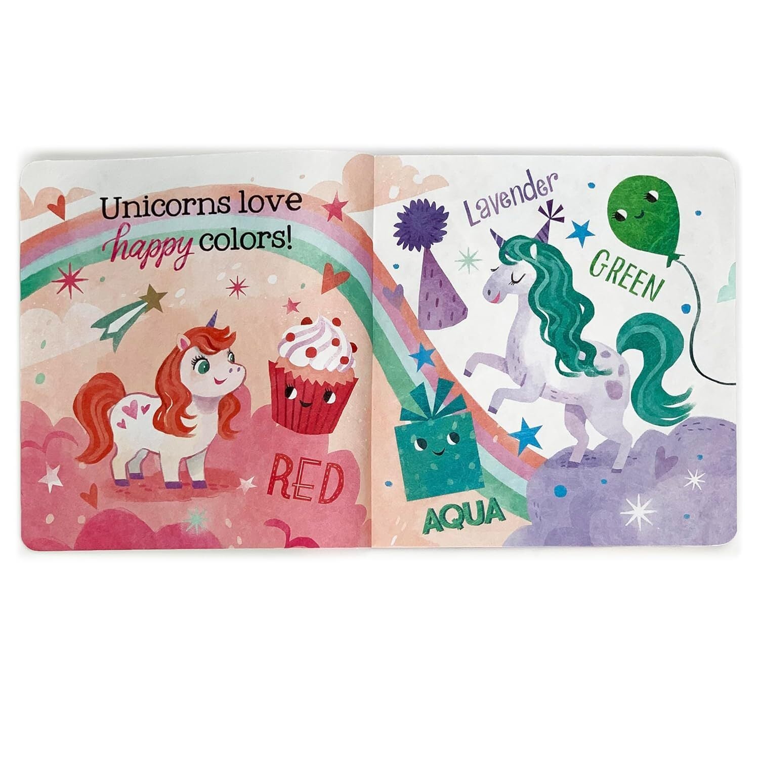 Tuffy Book Unicorns Love Colors