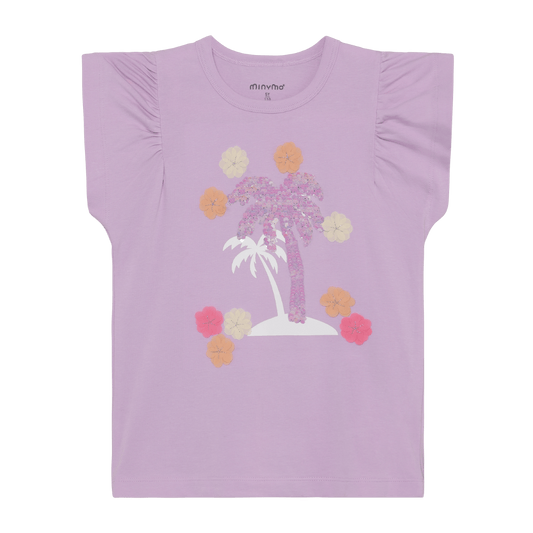 MinymoMinymo Girls Sequin Palm Tree T-ShirtBabysupermarket