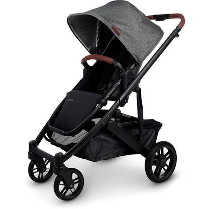 UPPAbaby Strollers - Single Greyson (Charcoal Mélange | Carbon Frame | Saddle Leather) UPPAbaby Cruz V2 Stroller