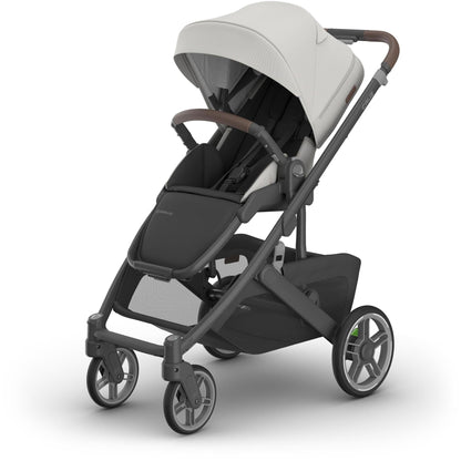 UPPAbaby Strollers - Single Savannah (Pearl Gray Jacquard | Carbon Frame | Chestnut Leather) UPPAbaby Cruz V3 Stroller