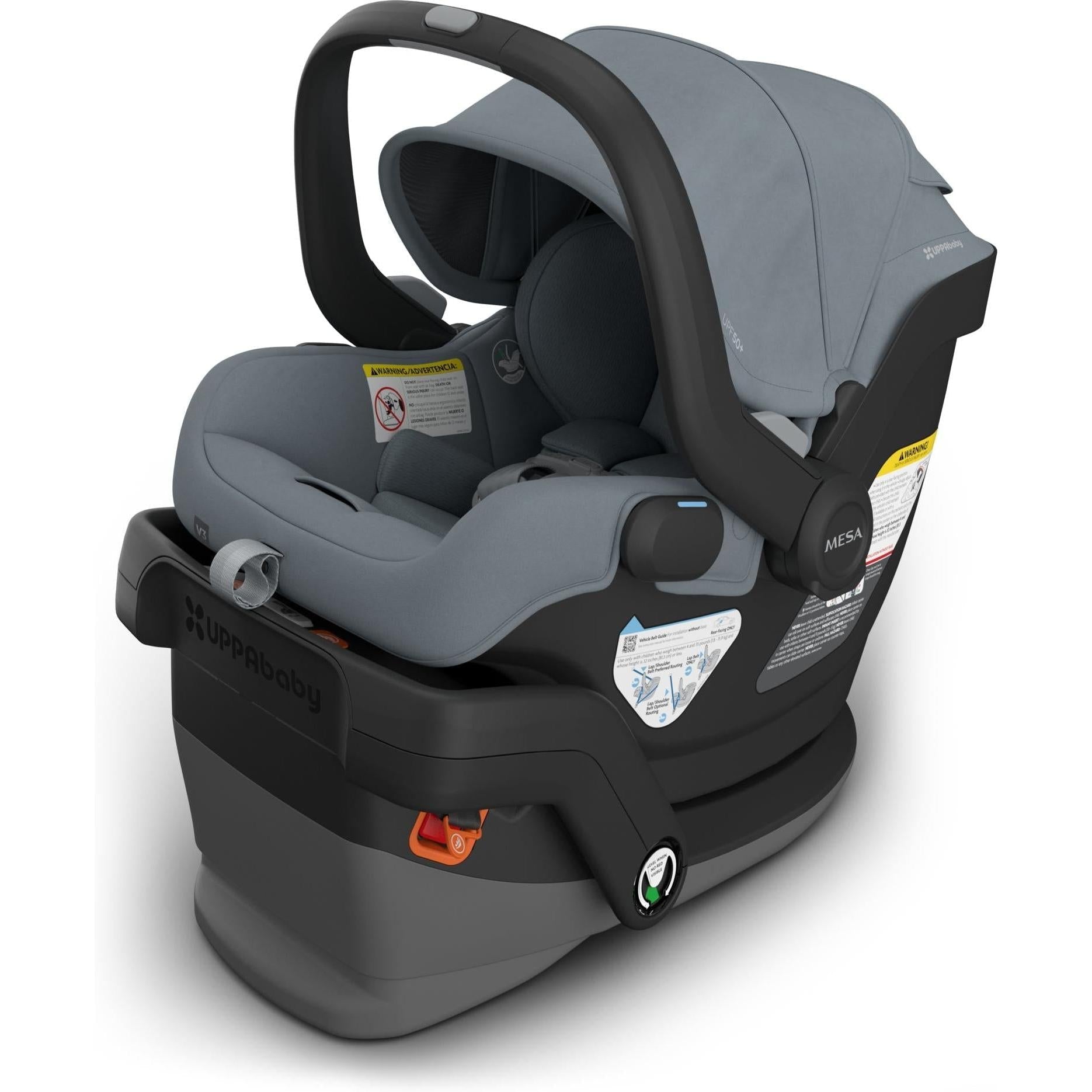 UPPAbaby Strollers - Single Callum (Stone Blue) UPPAbaby Mesa V3 Infant Car Seat + Base