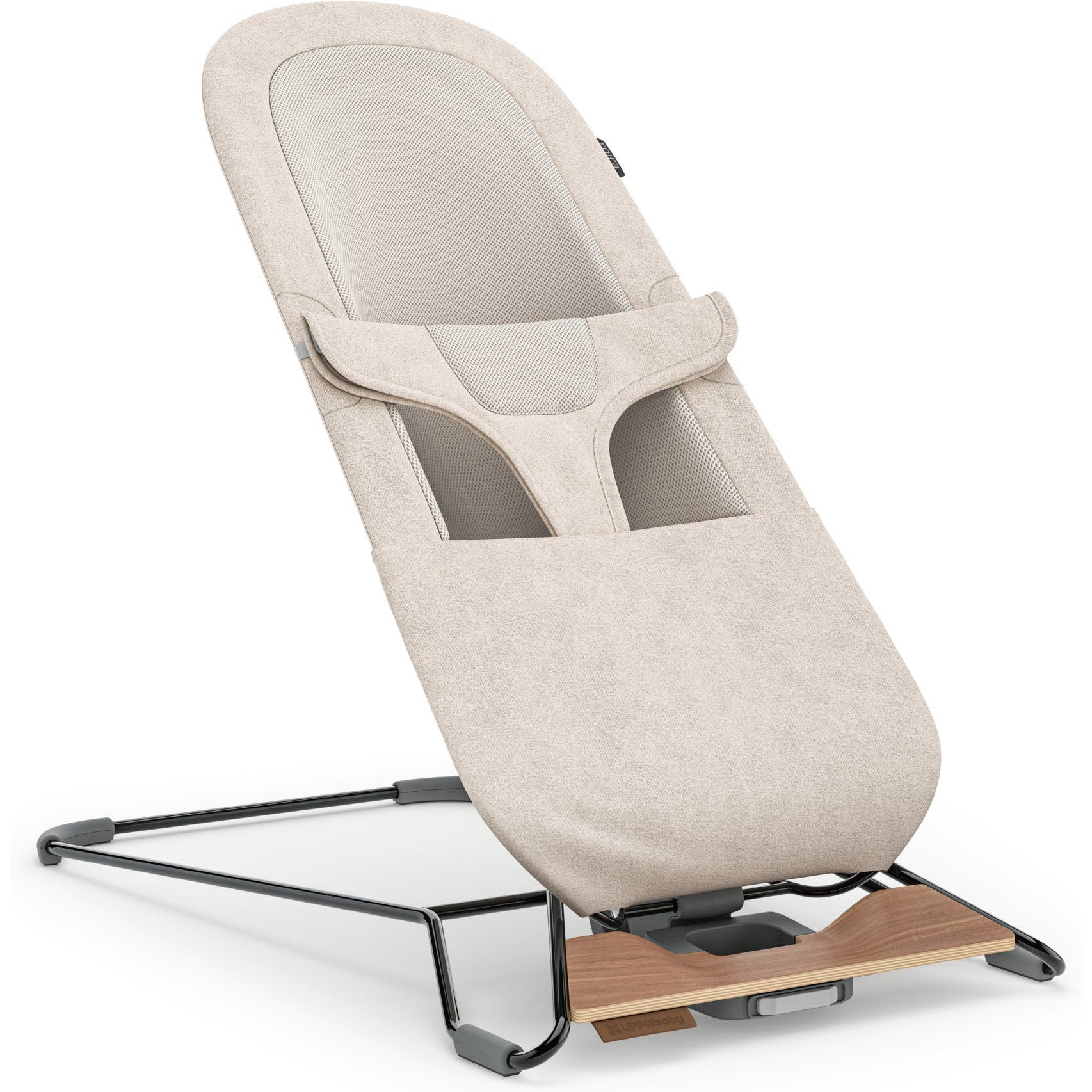 UPPAbaby Bouncers Charlie (Sand Mélange | Black Frame | Walnut Wood) UPPAbaby Mira 2-in-1 Bouncer & Seat