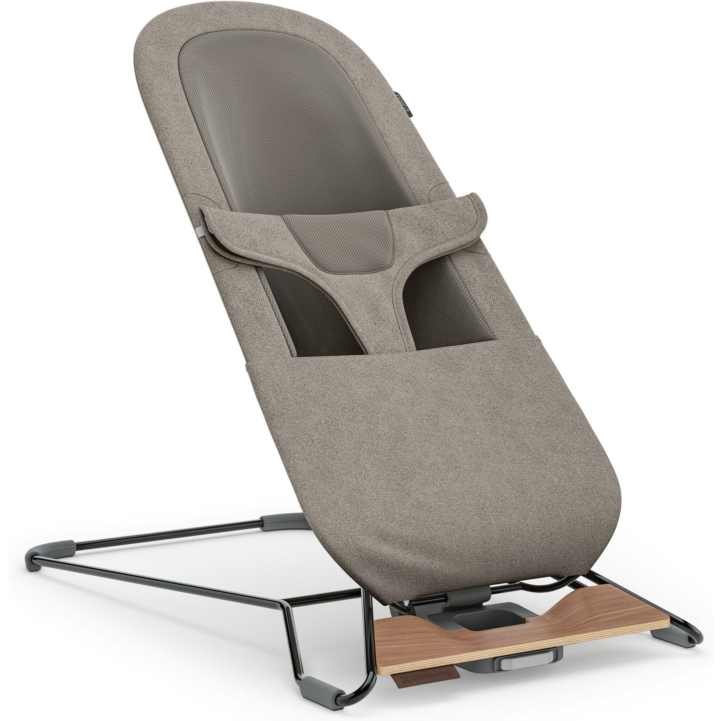 UPPAbaby Bouncers Wells (Dark Taupe Mélange | Black Frame | Walnut Wood) UPPAbaby Mira 2-in-1 Bouncer & Seat