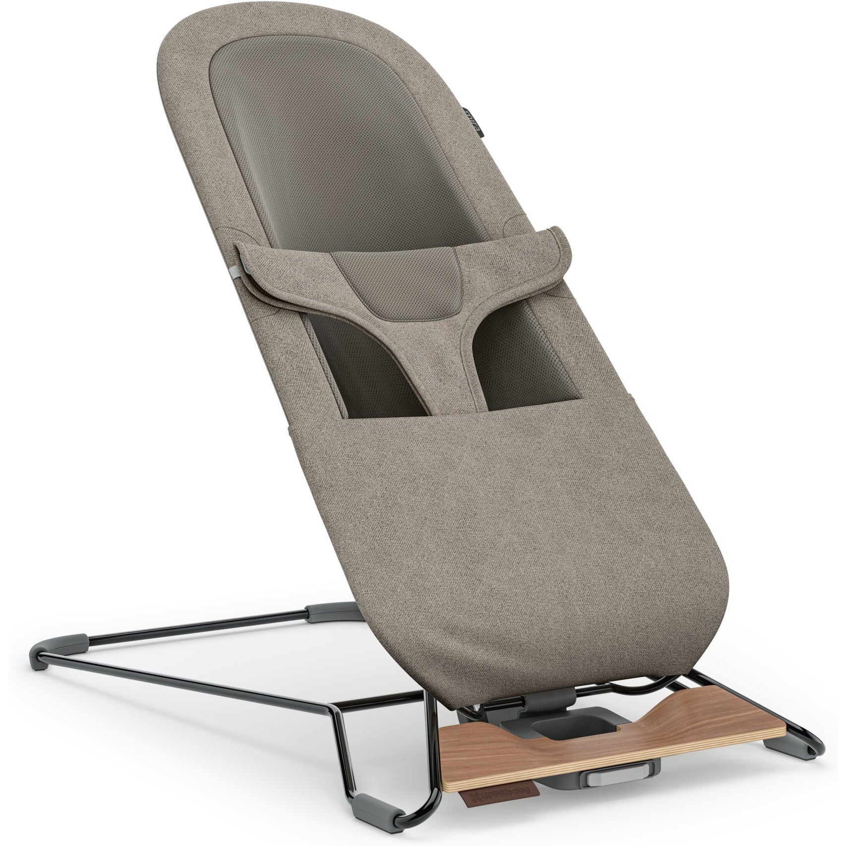 UPPAbaby Bouncers Wells (Dark Taupe Mélange | Black Frame | Walnut Wood) UPPAbaby Mira 2-in-1 Bouncer & Seat