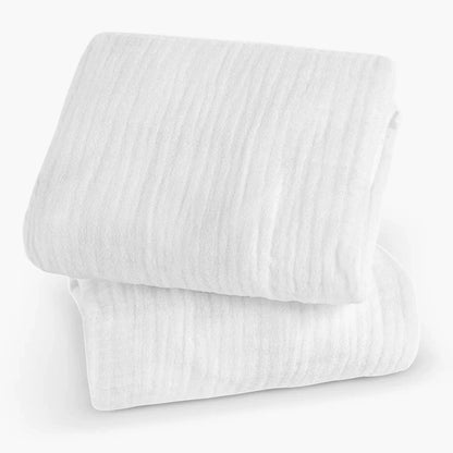 UPPAbaby Playards UPPAbaby Remi Organic Bassinet Mattress Cover (Set of 2)