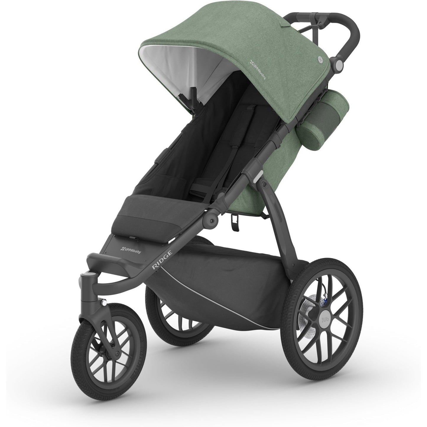 UPPAbaby Strollers - Jogging/All-Terrain Gwen (Green Mélange| Carbon Frame) UPPAbaby Ridge All-Terrain Stroller