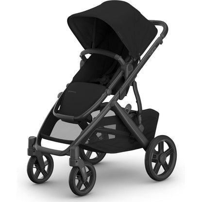 UPPAbaby Strollers - Double James (Black | Carbon Frame | Black Leather) UPPAbaby Vista V3 Stroller