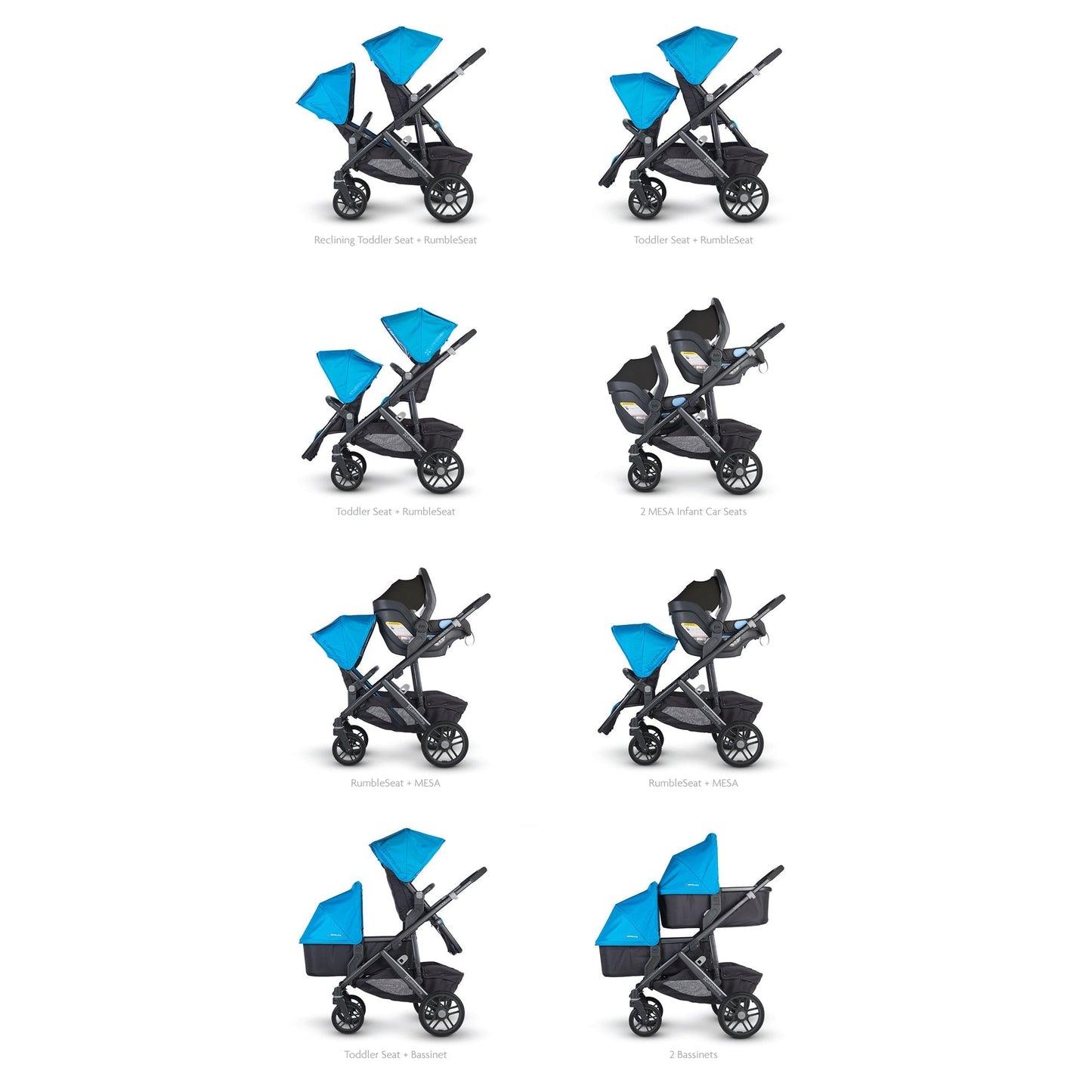 UPPAbaby Stroller Accessories UPPAbaby Vista / Vista V2 Upper Adapters