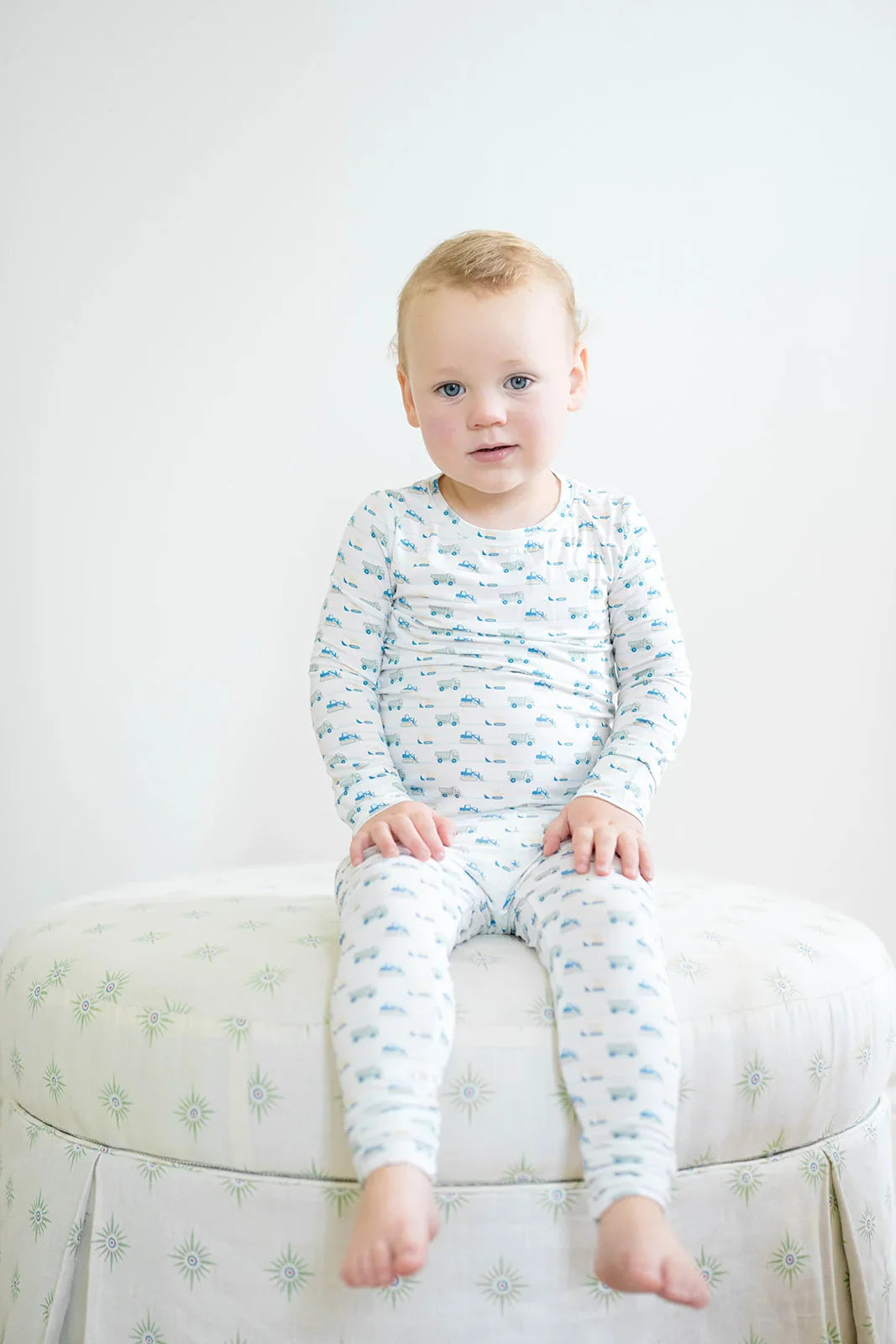 Uptown Baby Uptown Baby Boys Long Sleeve Pajama - Construction Zone