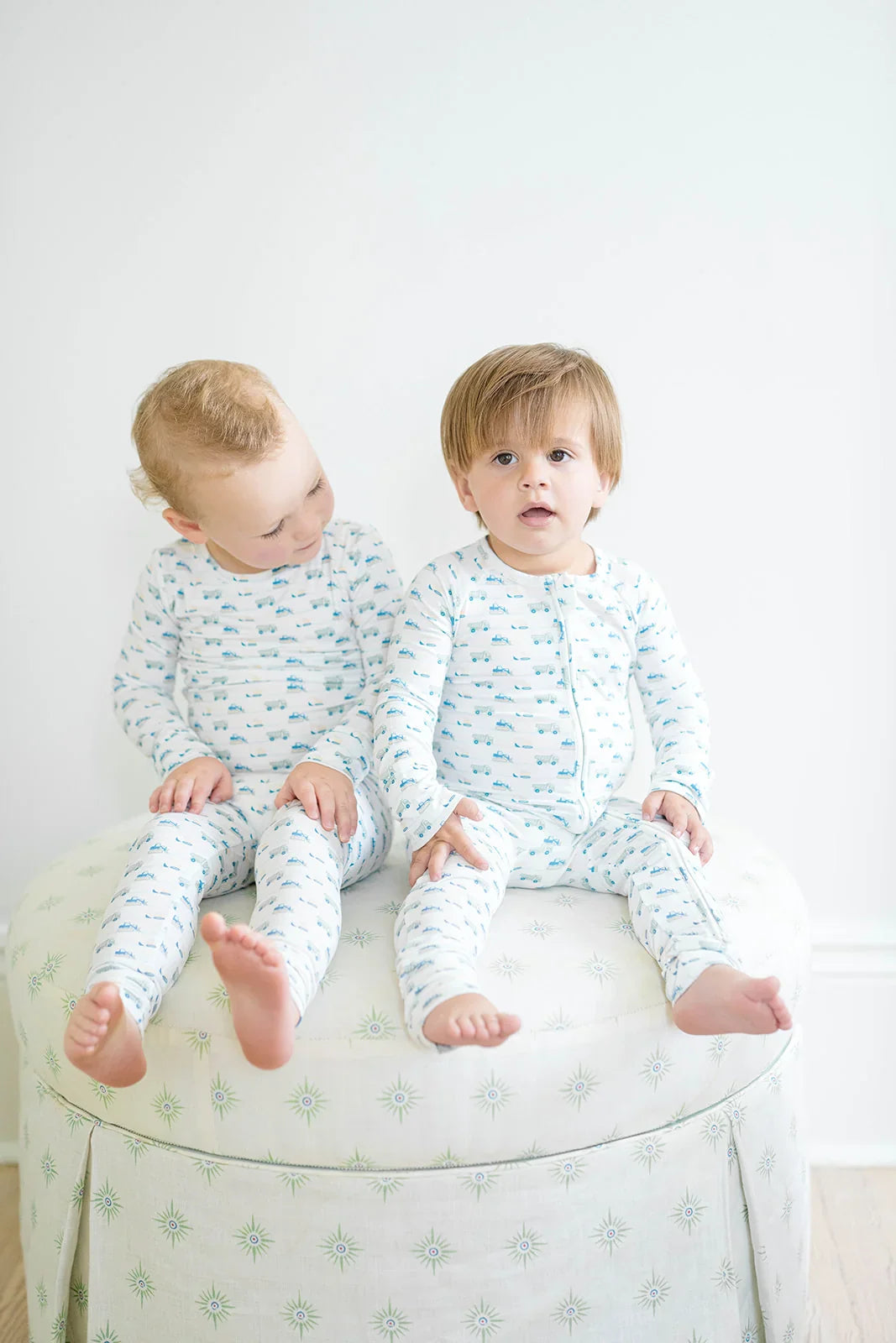 Uptown Baby Uptown Baby Boys Long Sleeve Pajama - Construction Zone
