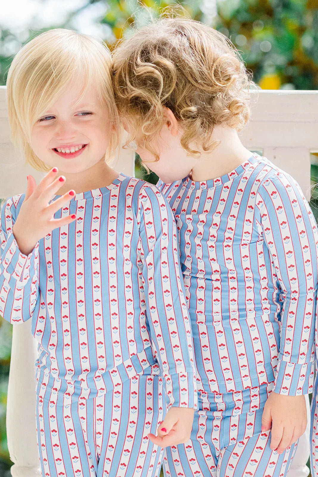 Uptown BabyUptown Baby Girls Long Sleeve Pajama - Scallop FloralsBabysupermarket