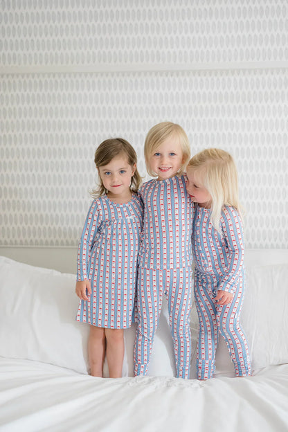 Uptown BabyUptown Baby Girls Long Sleeve Pajama - Scallop FloralsBabysupermarket