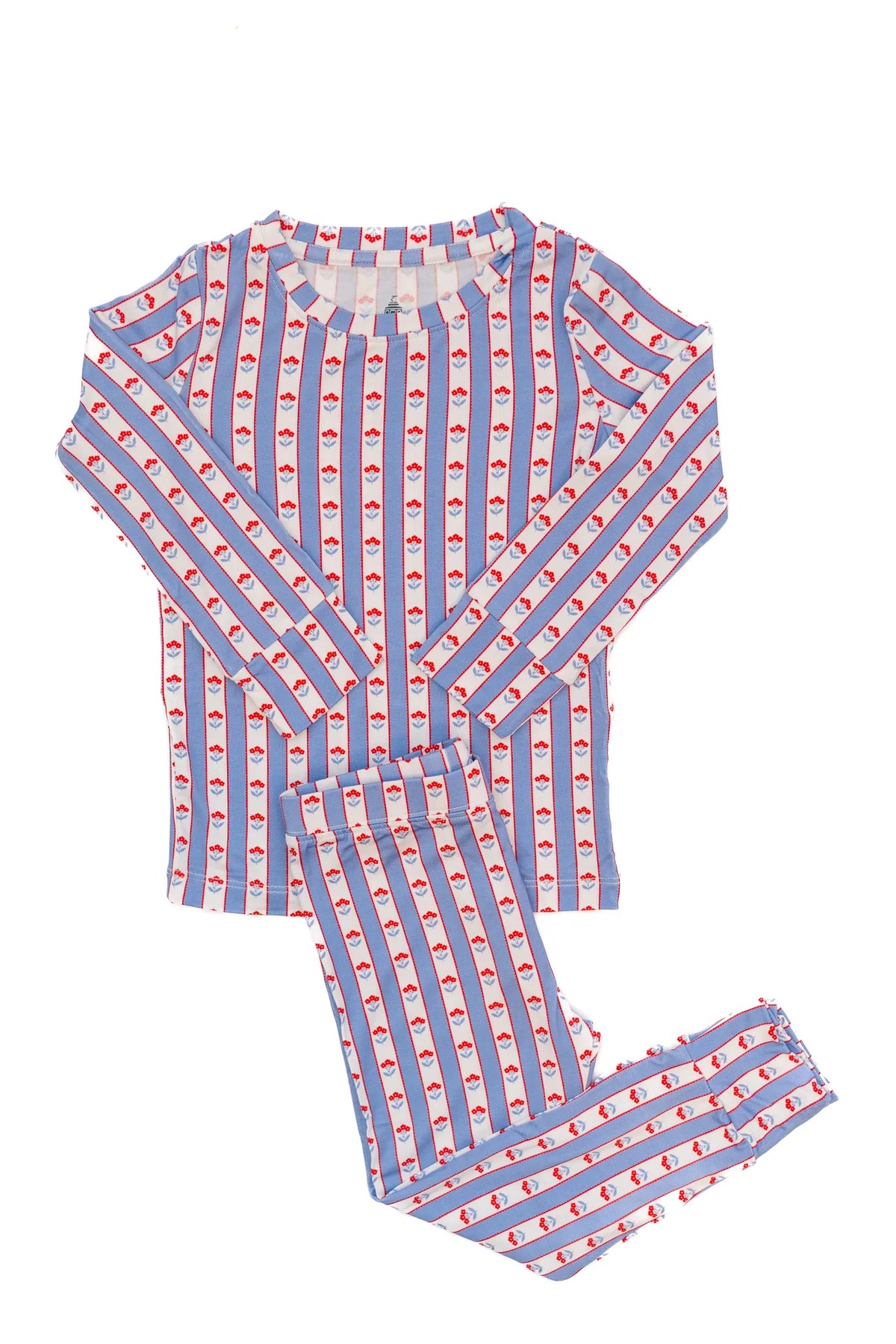 Uptown BabyUptown Baby Girls Long Sleeve Pajama - Scallop FloralsBabysupermarket