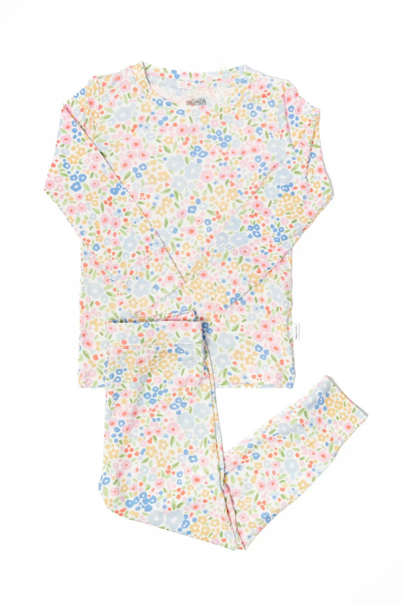 Uptown BabyUptown Baby Long Sleeve Romper - Multi-Colored FlowersBabysupermarket