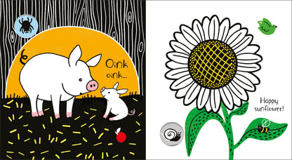 Harper Collins Publishers Toys / Educational / Children Books Usborne Baby's Black & White Books - Farm