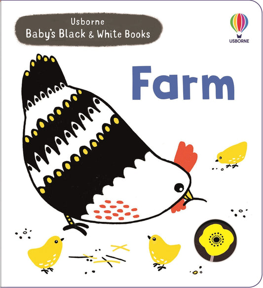 Harper Collins Publishers Toys / Educational / Children Books Usborne Baby's Black & White Books - Farm