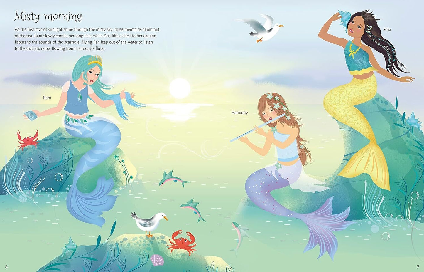 Harper Collins Publishers Toys / Activity / Art and Crafts Usborne Sticker Dolly Dressing Mermaids