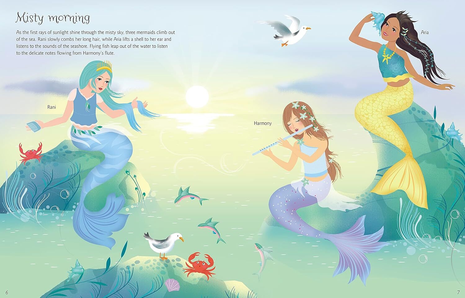 Harper Collins Publishers Toys / Activity / Art and Crafts Usborne Sticker Dolly Dressing Mermaids