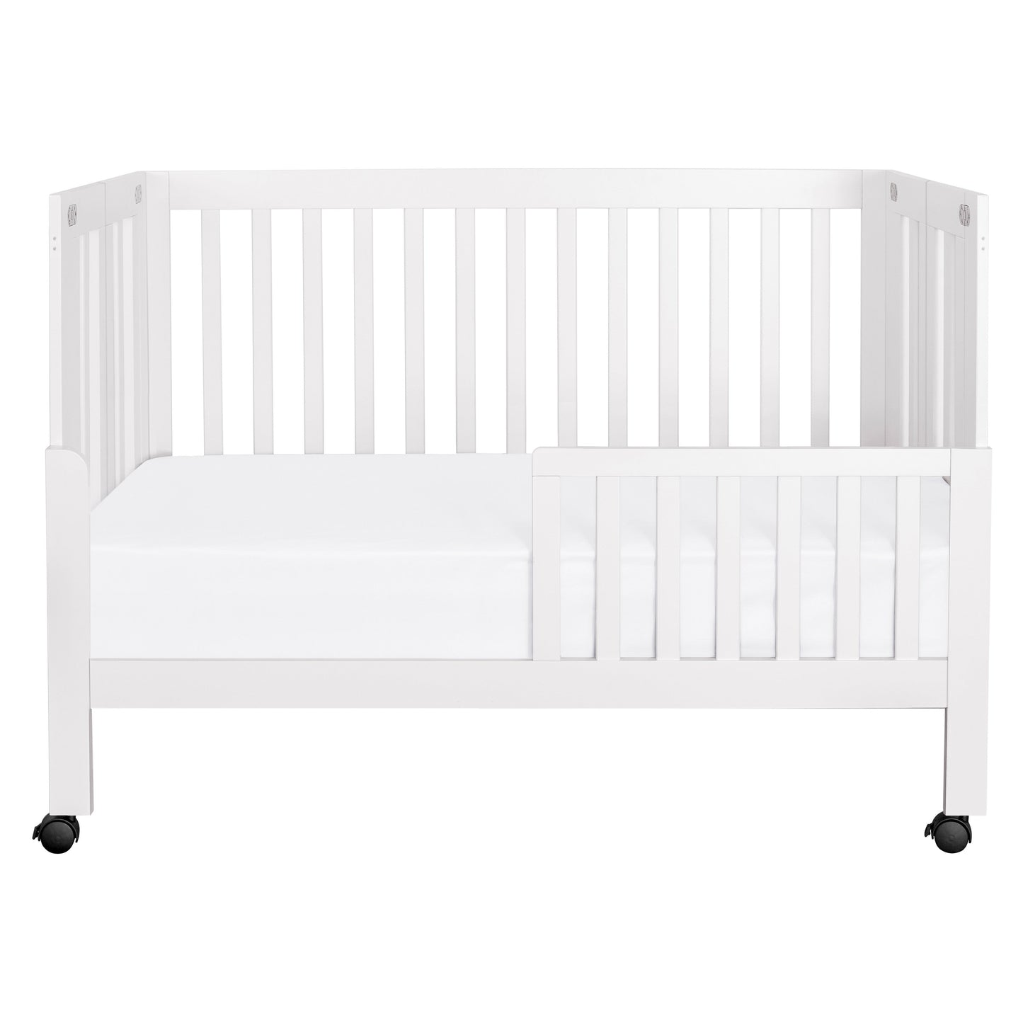 Babyletto Maki Portable Folding Crib with Toddler Bed Conversion Kit