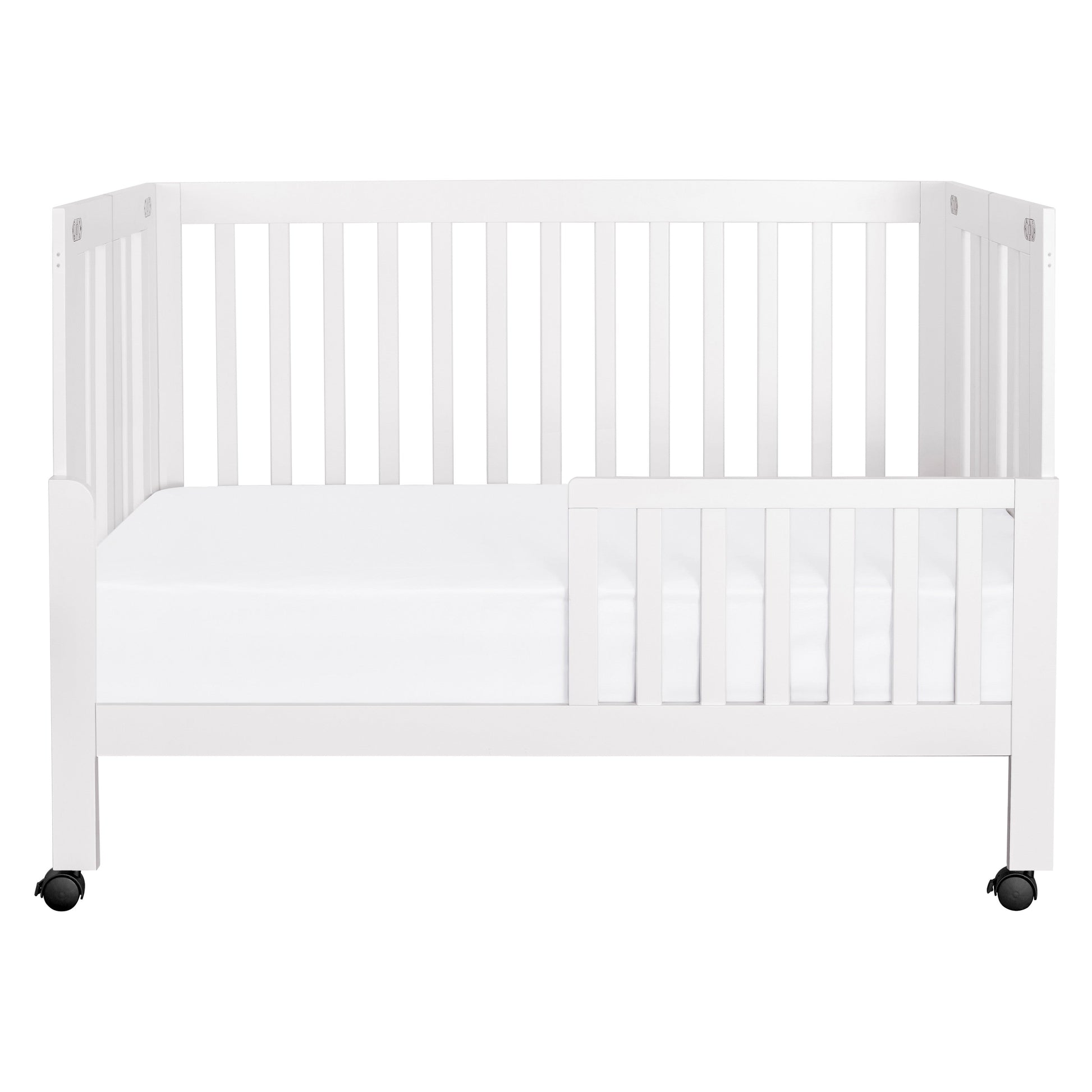 Babyletto Maki Portable Folding Crib with Toddler Bed Conversion Kit