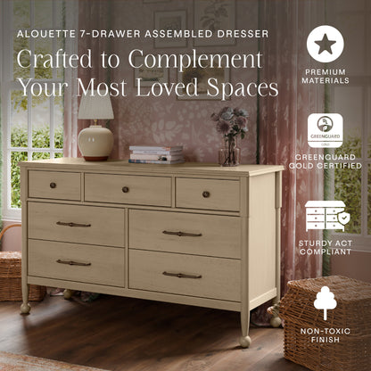 Namesake Alouette 7-Drawer Wide Dresser 56”