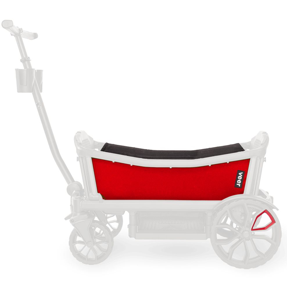 Veer Stroller Accessories Pele Red Veer Cruiser Custom Sidewall