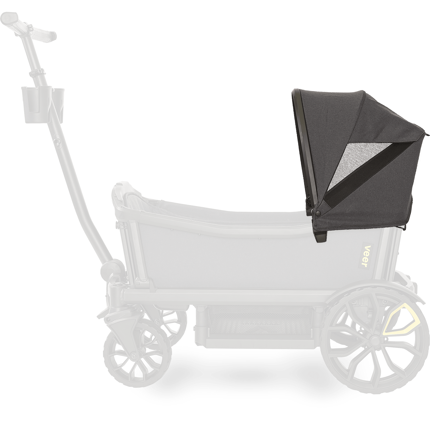 Veer Stroller Accessories Heather Grey Veer Cruiser XL Custom Retractable Canopy