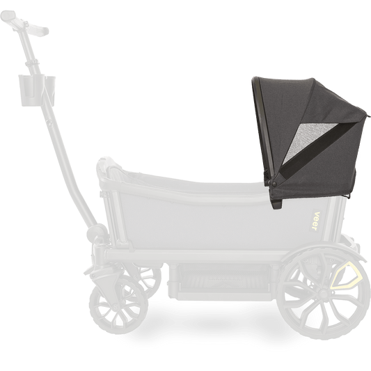 Veer Stroller Accessories Heather Grey Veer Cruiser XL Custom Retractable Canopy