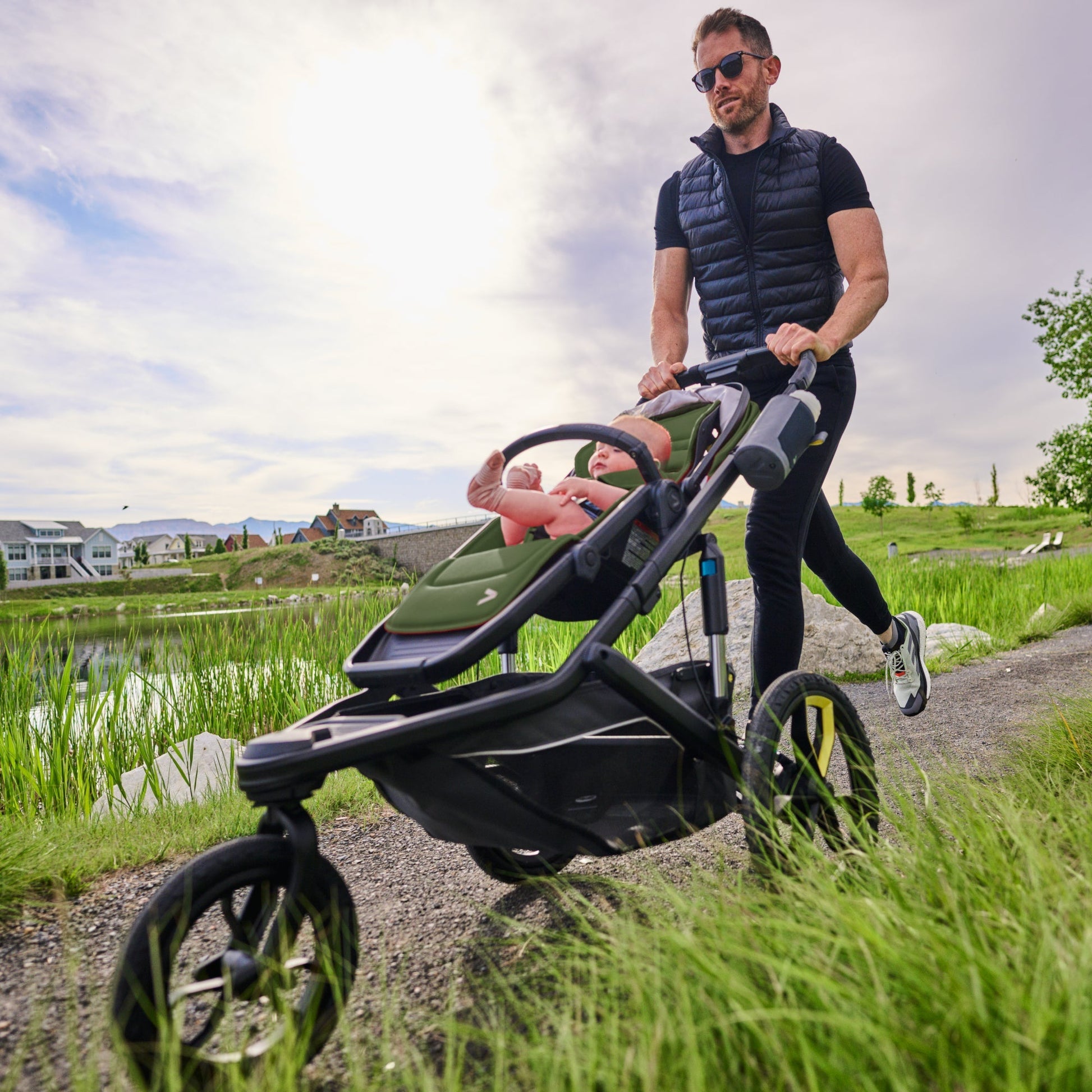 Veer Strollers - Jogging/All-Terrain Veer Switch&Jog (Switchback Seat, &Jog Frame)