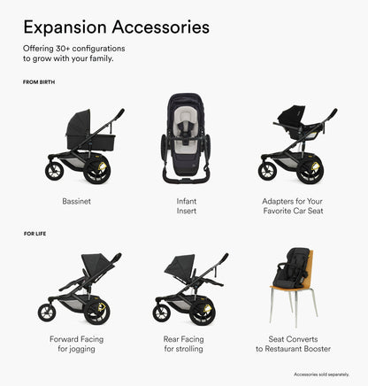 Veer Strollers - Jogging/All-Terrain Veer Switch&Jog (Switchback Seat, &Jog Frame)