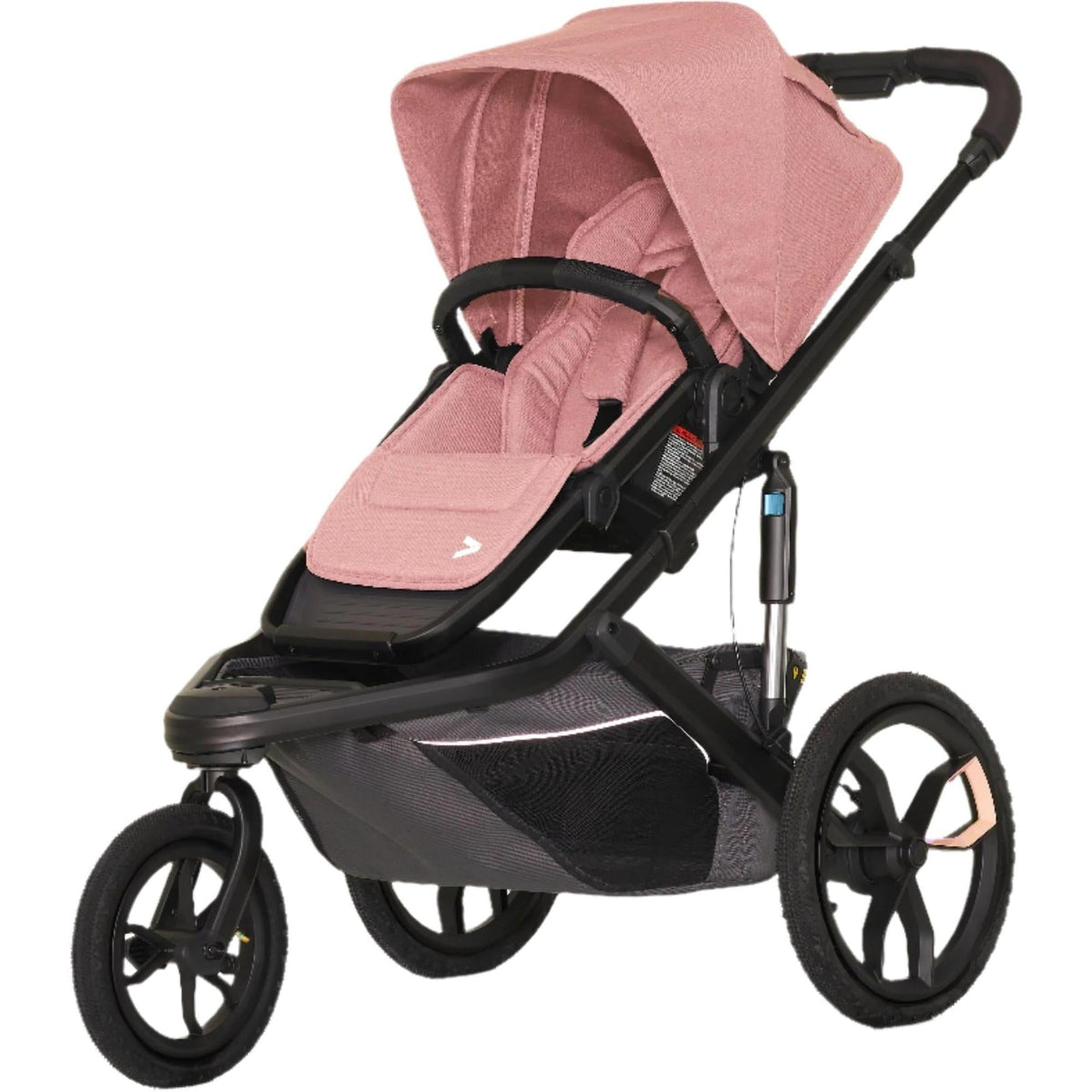 Veer Strollers - Jogging/All-Terrain Rose Quartz Veer Switch&Jog (Switchback Seat, &Jog Frame)