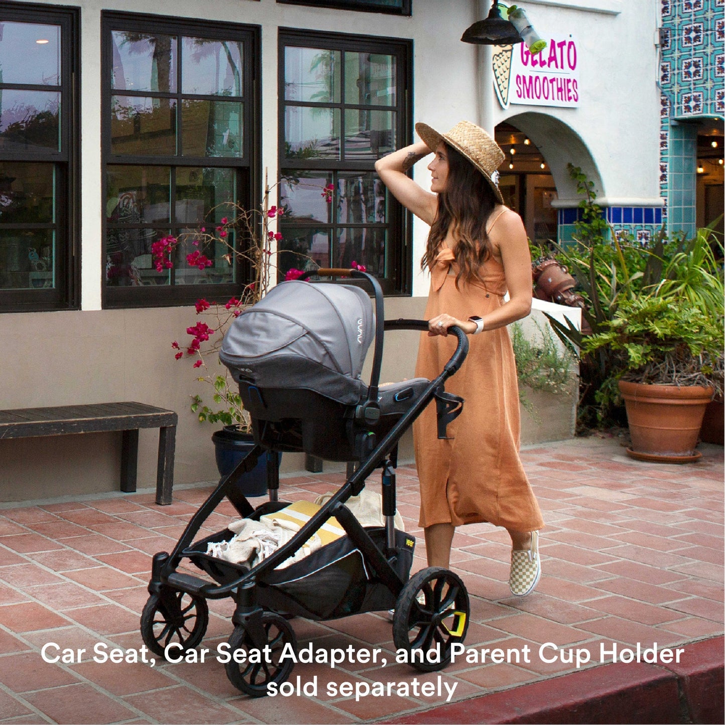 Veer Strollers - Single Veer Switch&Roll Stroller (Switchback Seat, &Roll Frame)