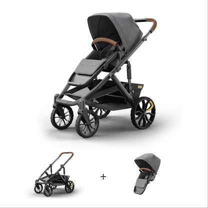 Veer Strollers - Single Veer Switch&Roll Stroller (Switchback Seat, &Roll Frame)