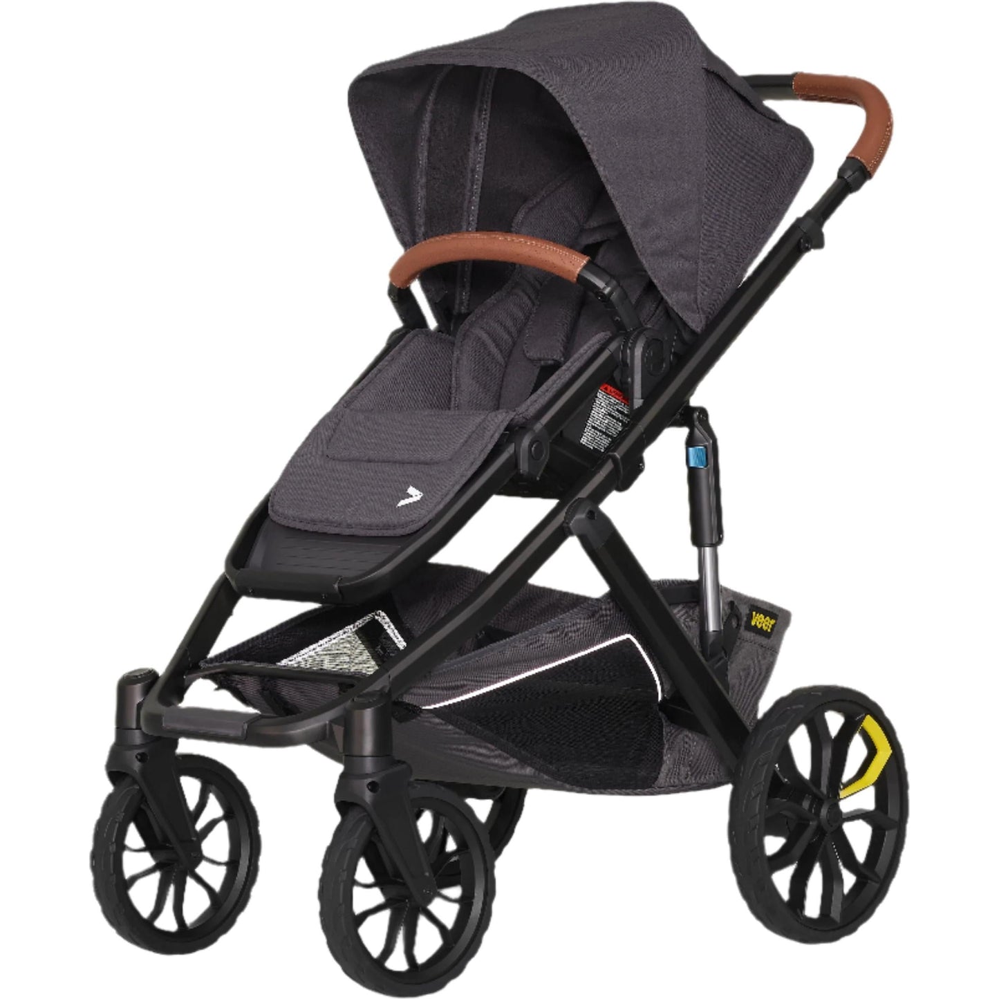 Veer Strollers - Single Gray Granite Veer Switch&Roll Stroller (Switchback Seat, &Roll Frame)