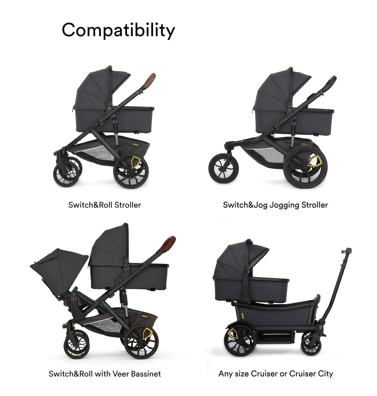 Veer Stroller Accessories Veer Switchback Bassinet
