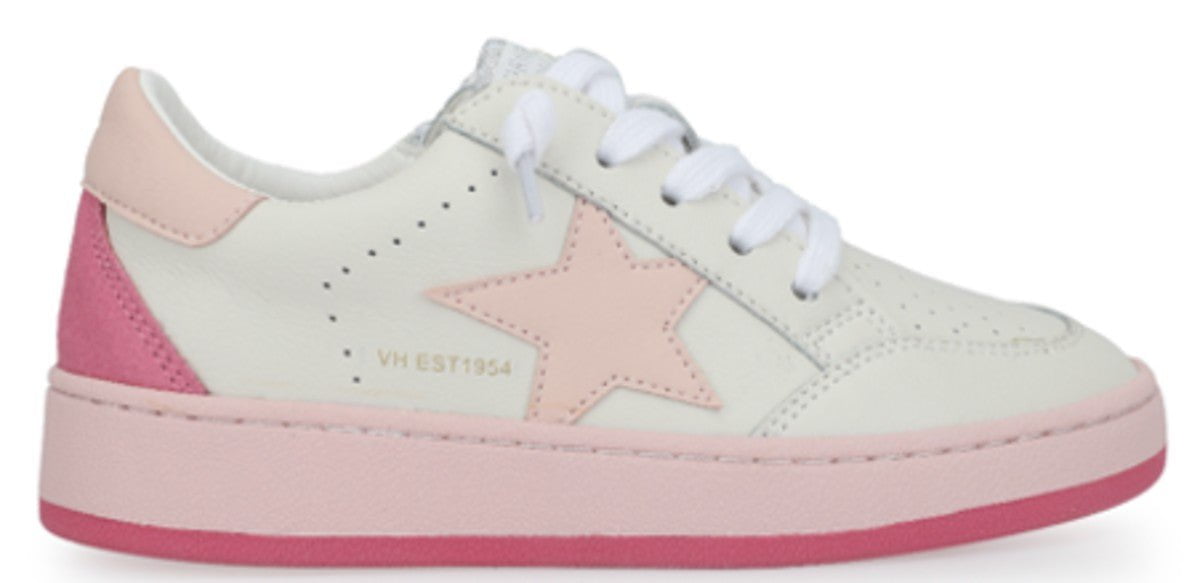 Prime Footwear Group Apparel & Gifts White & Pink / 8 Vintage Havana Kids Betty Low Top Sneaker