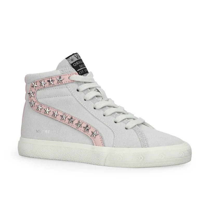 Prime Footwear Group Apparel & Gifts Light Grey / 13 Vintage Havana Kids Rita High Top Sneaker