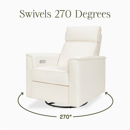 Namesake Willa Plus Power Glider Recliner + Power Headrest