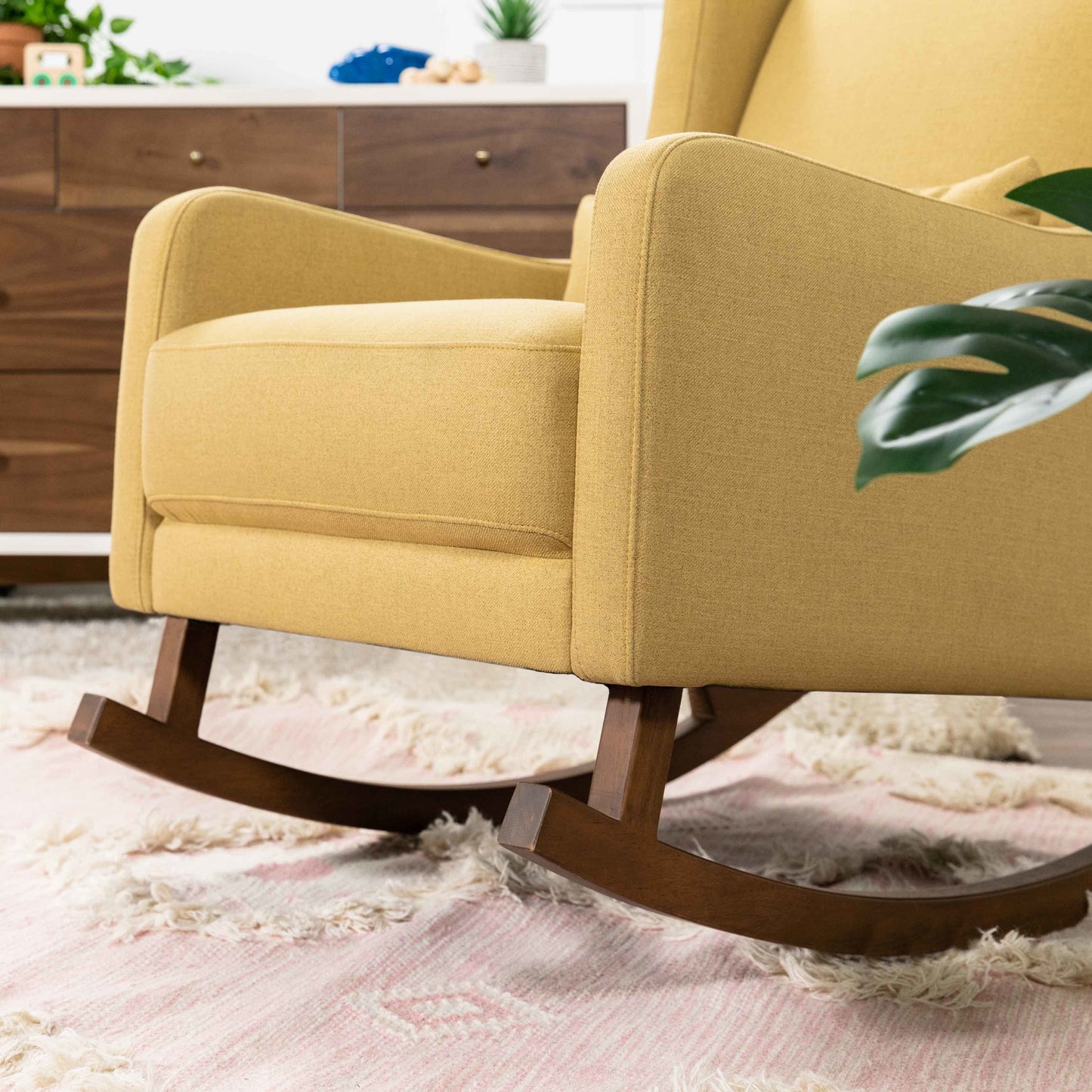 Babyletto Kai Rocker in Eco-Performance Fabric | Water Repellent & Stain Resistant