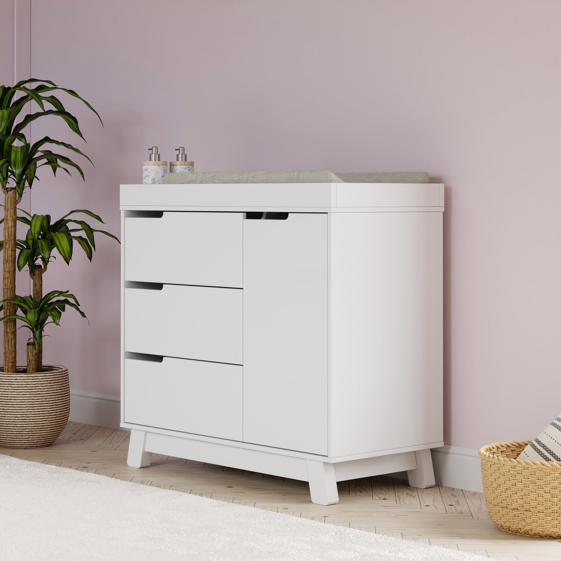 Babyletto Hudson 3-Drawer Changer Dresser with Removable Changing Tray