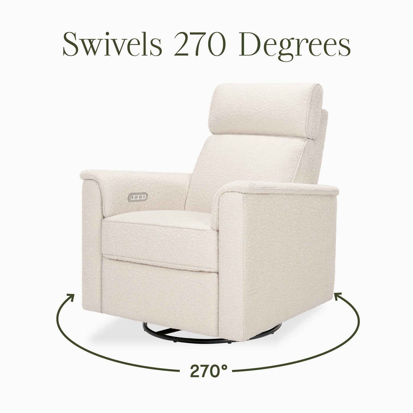 Namesake Willa Plus Power Glider Recliner + Power Headrest