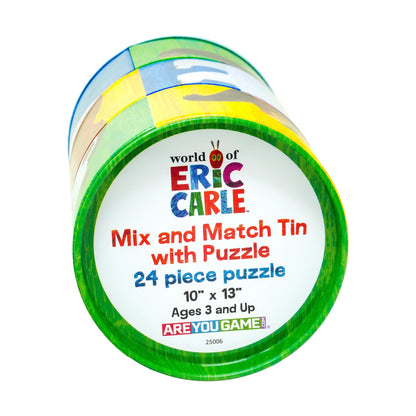Are You Game Toy / Puzzles World of Eric Carle Mix And Match Tin With Puzzle