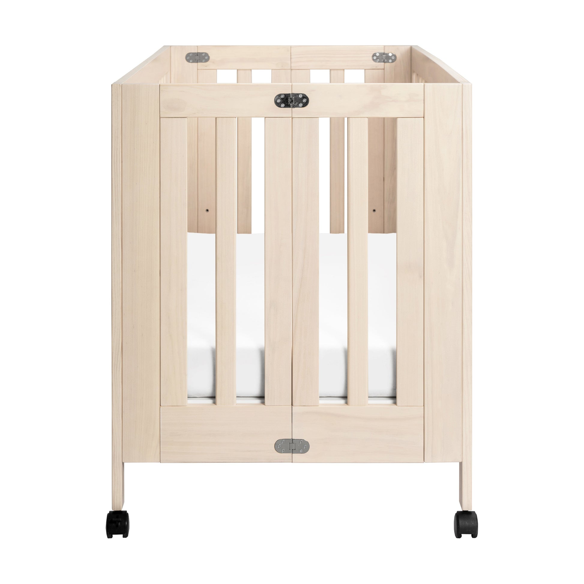 Babyletto Maki Portable Folding Crib with Toddler Bed Conversion Kit