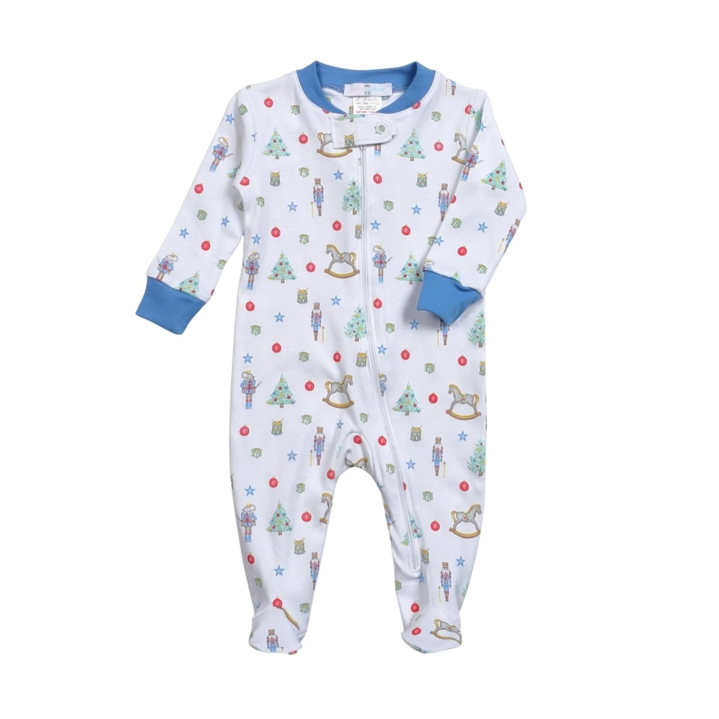 Baby Loren the Magic Night Boys Zipper Footie