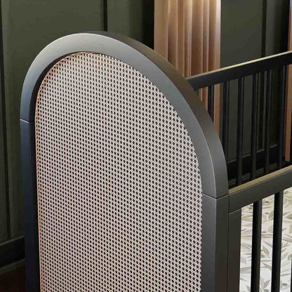 Babyletto Bondi Cane 3-in-1 Convertible Crib with Toddler Bed Conversion Kit