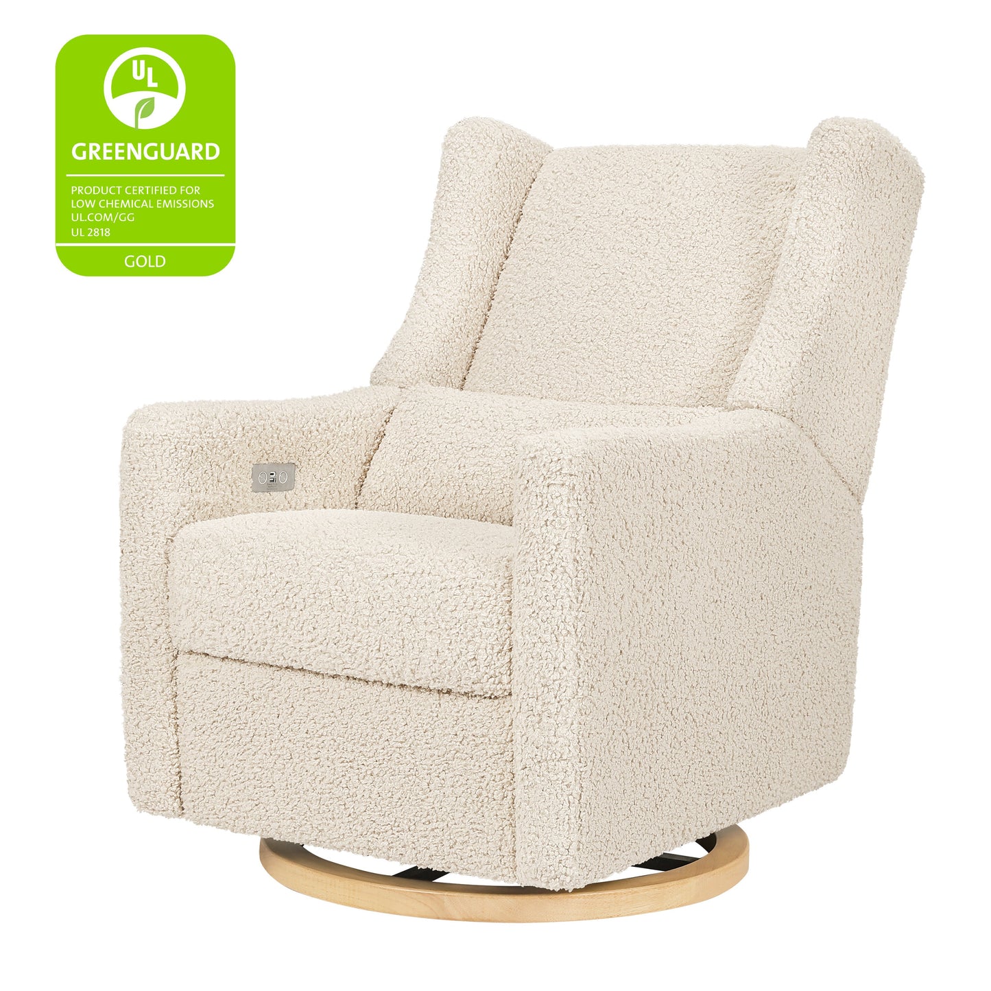 Babyletto Kiwi Electronic Recliner and Swivel Glider with USB port