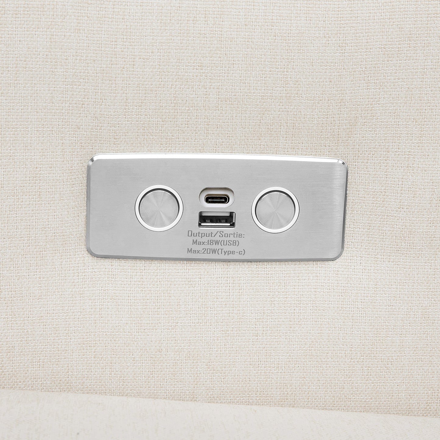 Babyletto Kiwi Electronic Recliner and Swivel Glider with USB port