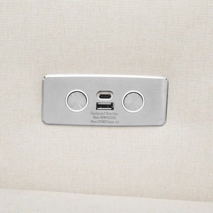 Babyletto Kiwi Electronic Recliner and Swivel Glider with USB port