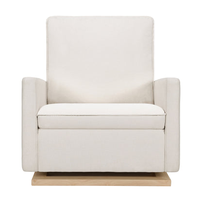 Babyletto Cali Pillowback Chair and a Half Glider in Eco-Performance Fabric | Water Repellent & Stain Resistant
