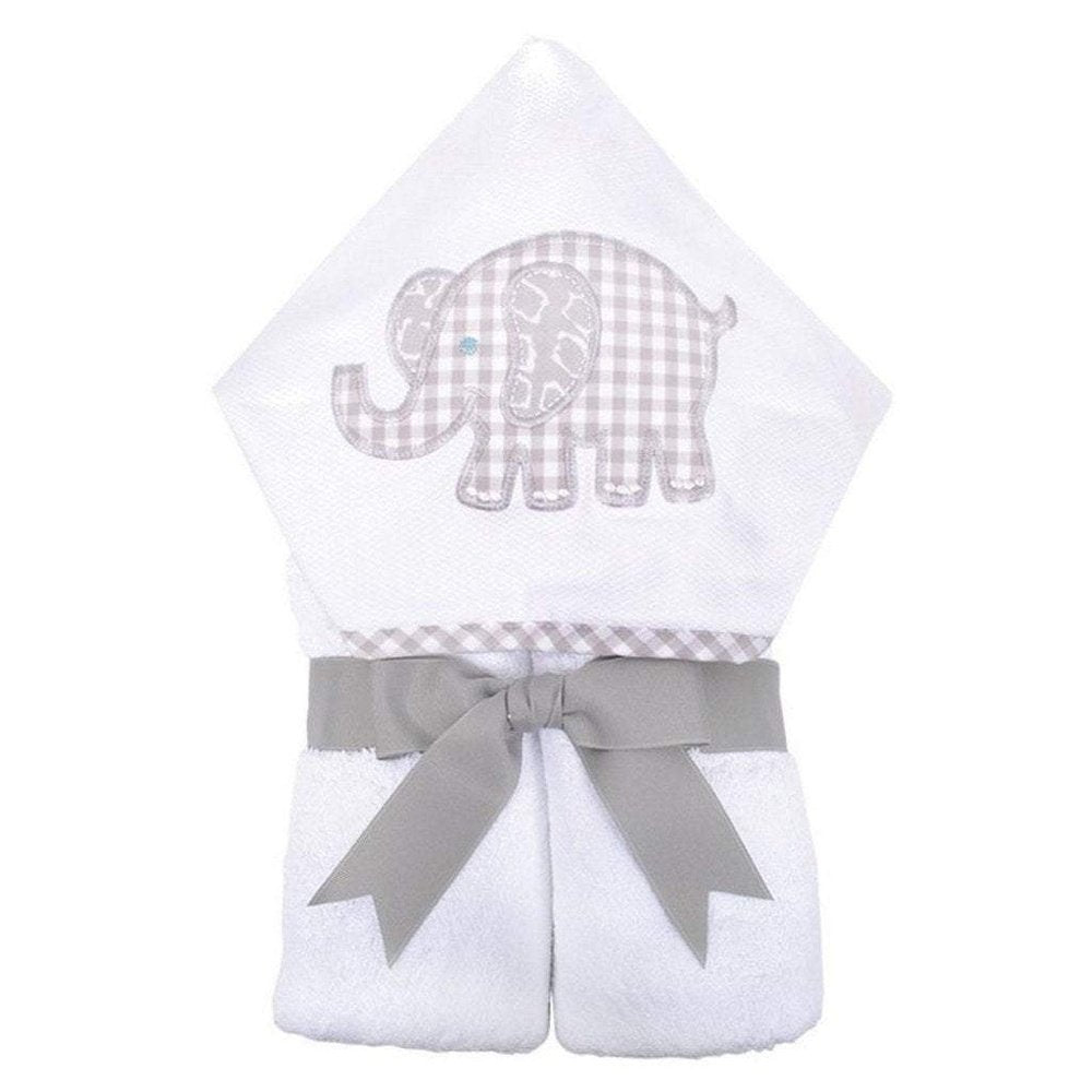 3 Marthas Everykid Hooded Towel Gray Elephant